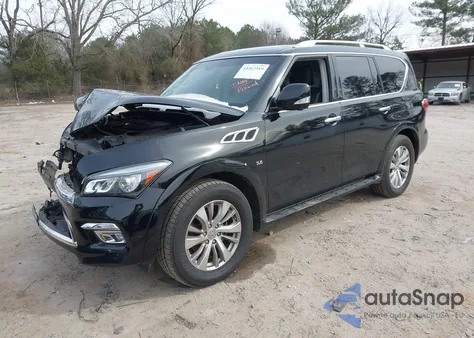 2017 Infiniti Qx80 из США, поврежденный, VIN JN8AZ2NF5H9645189
